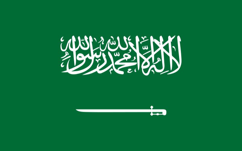 Hình ảnh quốc kỳ Ả Rập hiện nay